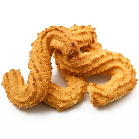 Ciastko świderek syntetyczne z cukrem pudrem Ciastko świderek obsypane cukrem pudrem. Wyprodukowane w całości bez użycia naturalnych składników - produkt zsyntetyzowany w laboratorium znanej firmy zajmującej się produkcją żywności GMO. W pełni bezpieczny, ale przede wszystkim w dobrej cenie.
